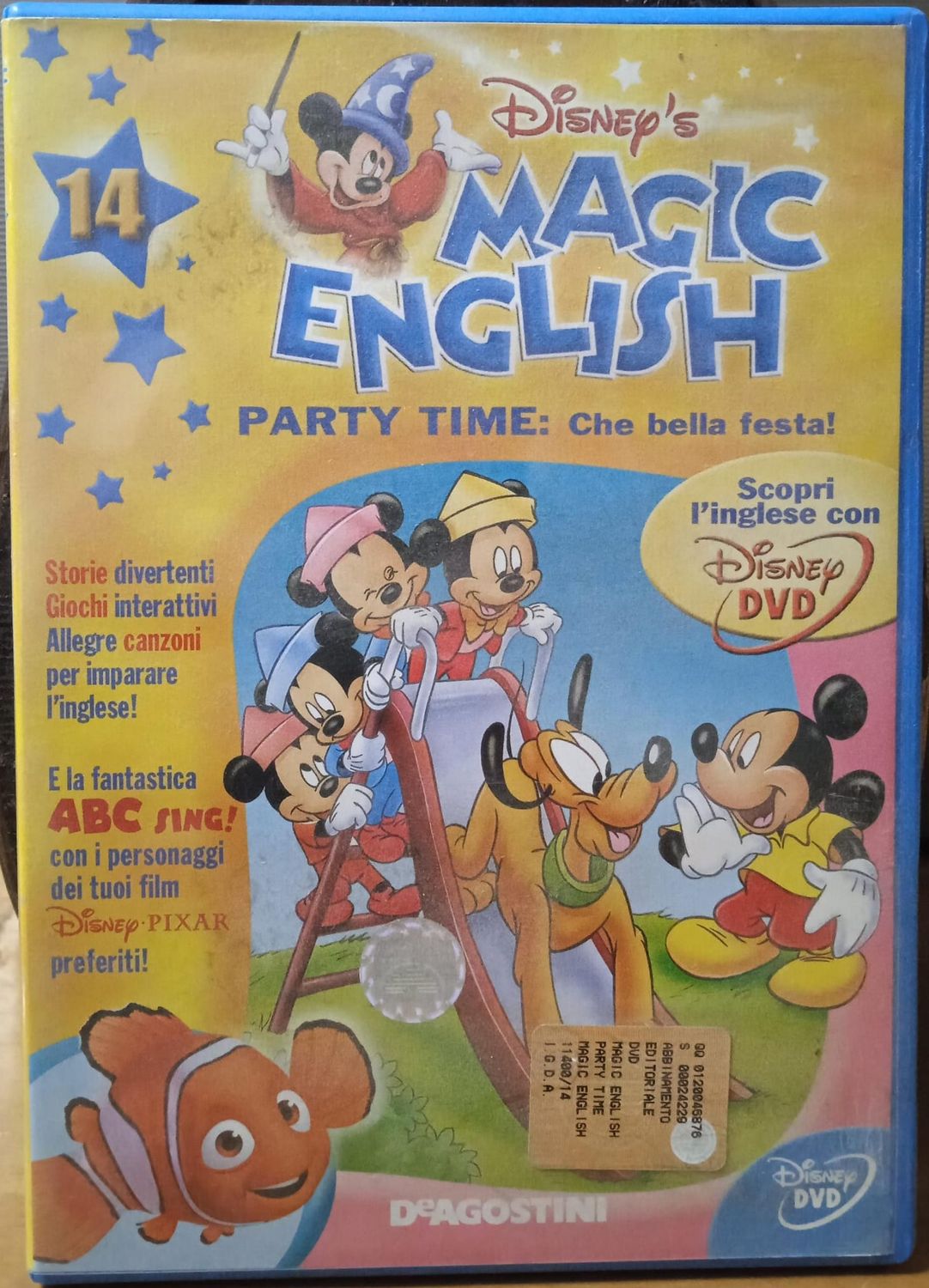 TeknoFilm - DVD – Walt Disney - MAGIC ENGLISH Vol. 14 - PARTY TIME di A.A.V.V. (2008) - DE AGOSTINI