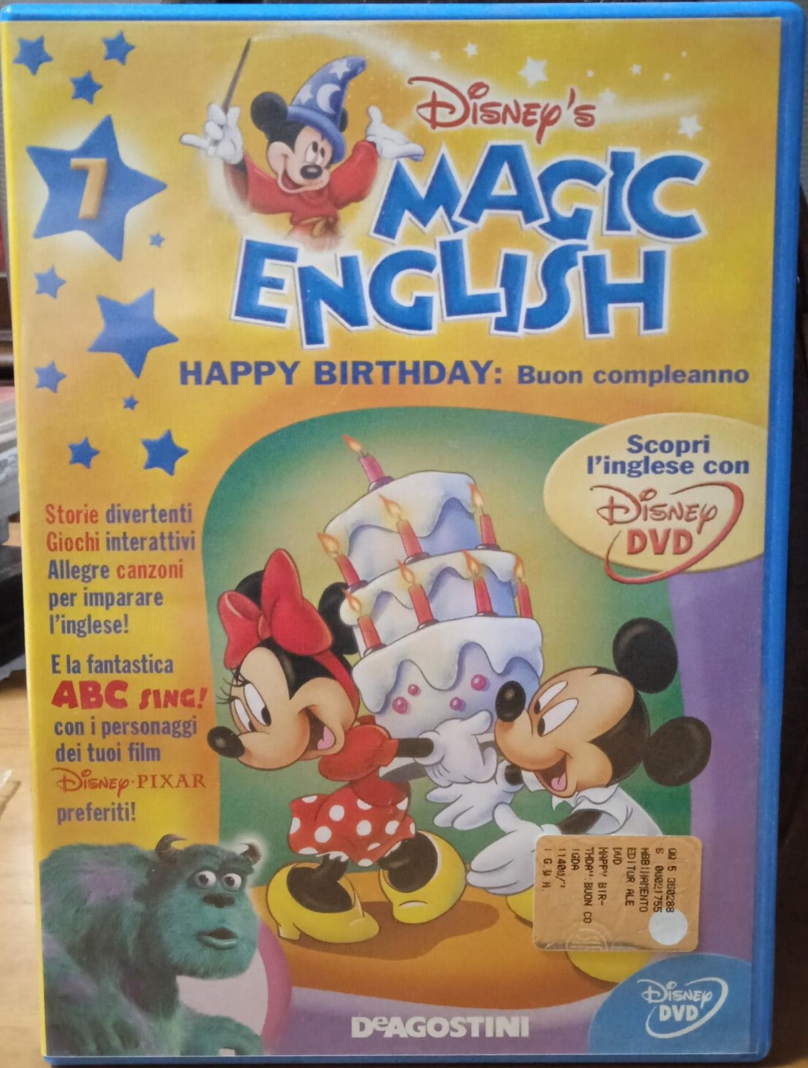 TeknoFilm - DVD – Walt Disney - MAGIC ENGLISH Vol. 07 - HAPPY BIRTHDAY  di A.A.V.V. (2008) - DE AGOSTINI