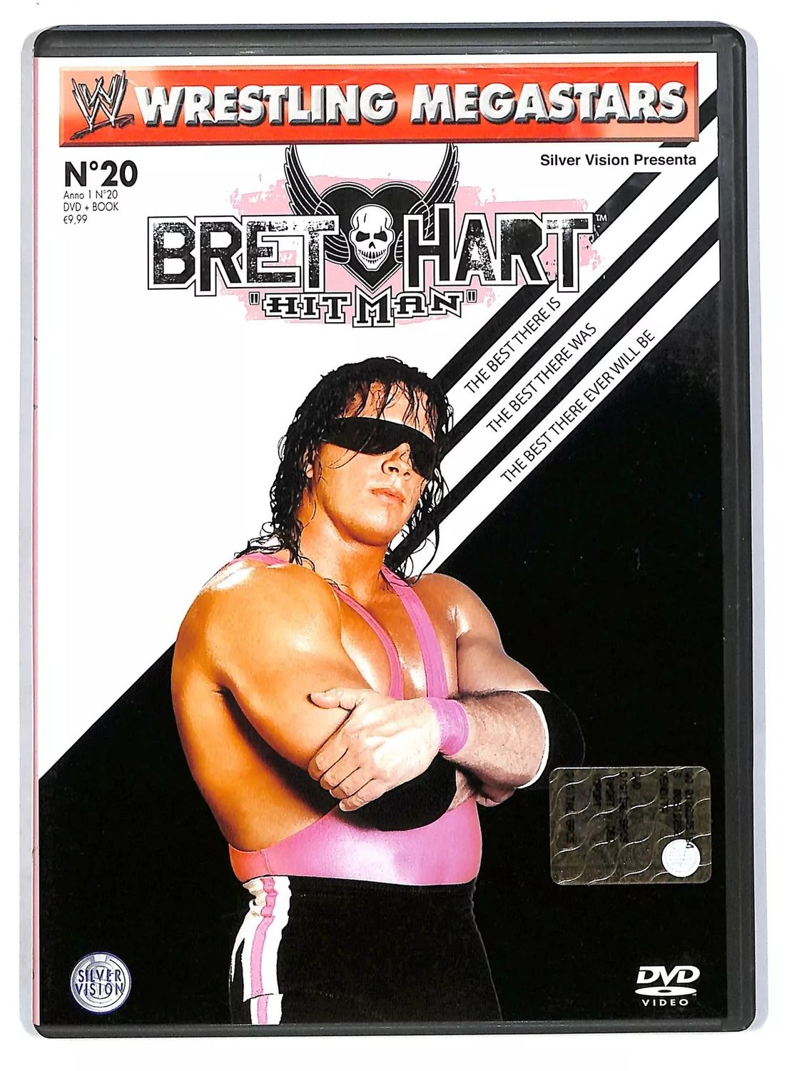 TeknoFilm - DVD + Book – WRESTLING MEGASTARS Vol. 20 - BRET HART di A.A.V.V. (2006) - SILVER VISIONS
