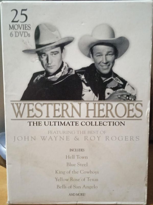 TeknoFilm - Box 6 DVD (Lingua Inglese) – WESTERN HEROES - ULTIMATE COLLECTION (25 Film) di A.A.V.V. (2007) - ST. CLAIR VISION