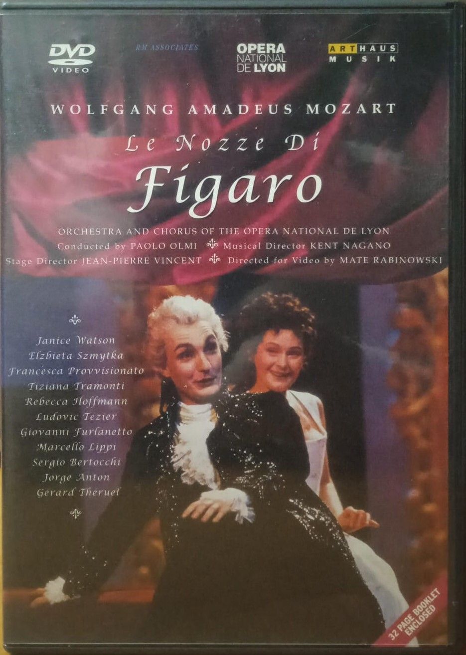 TeknoFilm - DVD + Book (24 Pag.) – W. A. the Mozart - LE NOZZE DI FIGARO (Orchestra e Coro del Opera National de Lyon) di Mate Rabinowski (1995) - ART MUSIC HOUSE