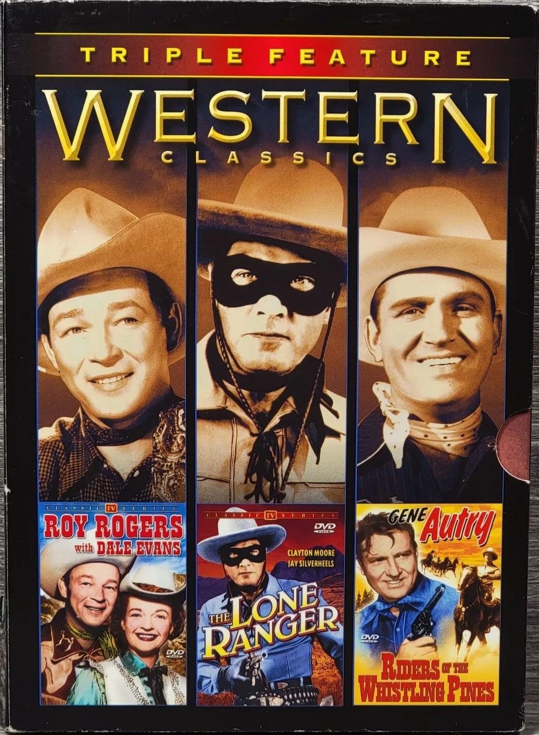 TeknoFilm - DVD (Lingua Inglese) – WESTERN CLASSIC (ROY ROGERS + THE LONE RANGER + RIDERS OF THE WHISTLING PINES) di A.A.V.V. (2004) - ALPHA VIDEO