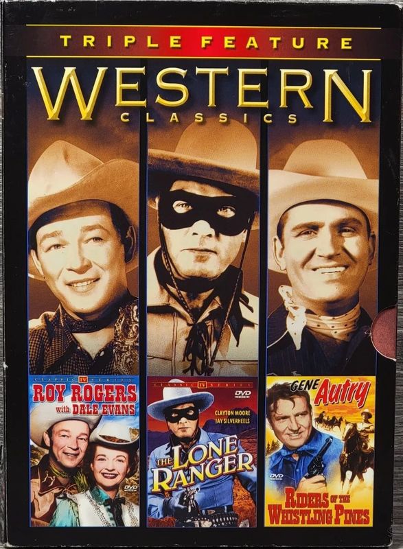 TeknoFilm - DVD (Lingua Inglese) – WESTERN CLASSIC (ROY ROGERS + THE LONE RANGER + RIDERS OF THE WHISTLING PINES) di A.A.V.V. (2004) - ALPHA VIDEO TeknoFilm - DVD (Lingua Inglese) – WESTERN CLASSIC (ROY ROGERS + THE LONE RANGER + RIDERS OF THE WHISTLING PINES) di A.A.V.V. (2004) - ALPHA VIDEO