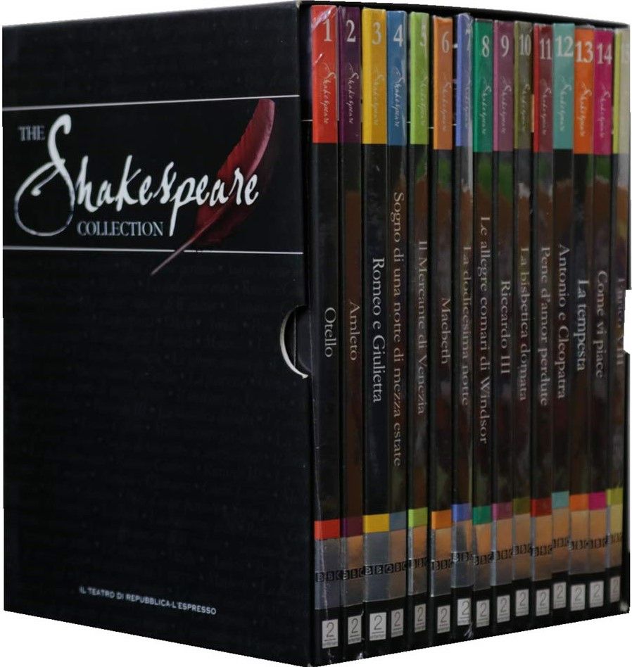 TeknoFilm - Box 15 DVD (Opera completa) – The Shakespeare collection di A.A.V.V. (2009) - REPUBBLICA/L'ESPRESSO