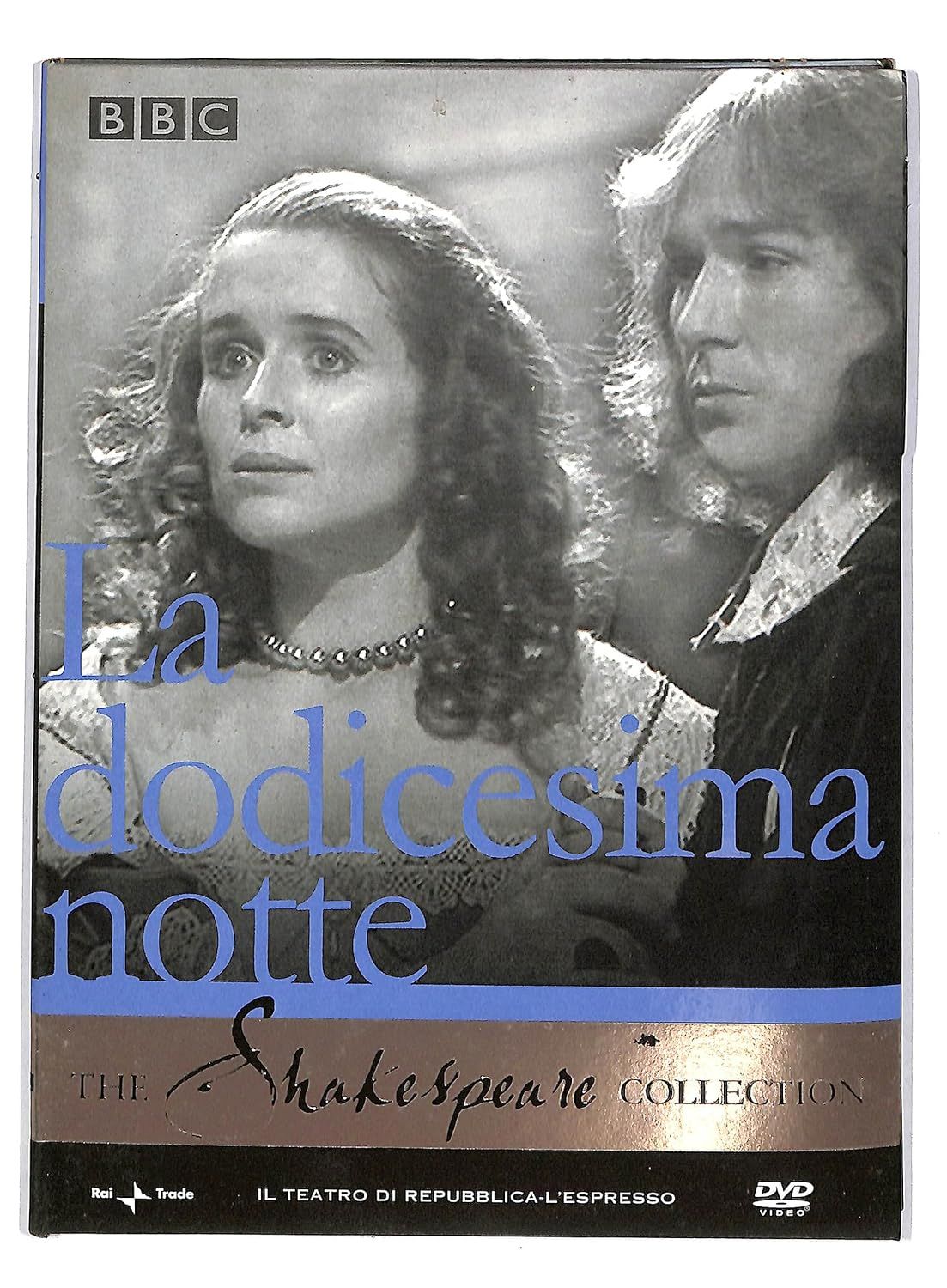 TeknoFilm - DVD – The Shakespeare collection Vol. 07 - LA DODICESIMA NOTTE di John Gorrie (1980) - REPUBBLICA/L'ESPRESSO