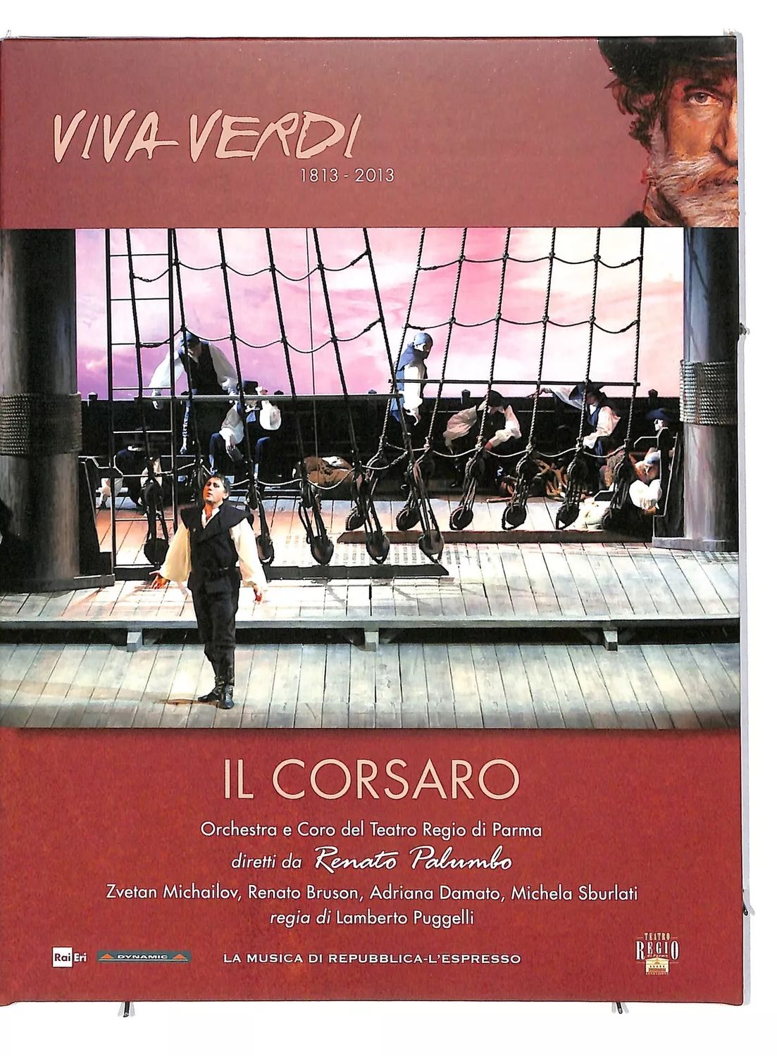TeknoFilm - DVD (Versione Digipack) – VIVA VERDI 1813 - 2013 Vol. 20 - IL CORSARO (Teatro Regio di Parma) di Marco Scalfi (2013) - REPUBBLICA/L'ESPRESSO