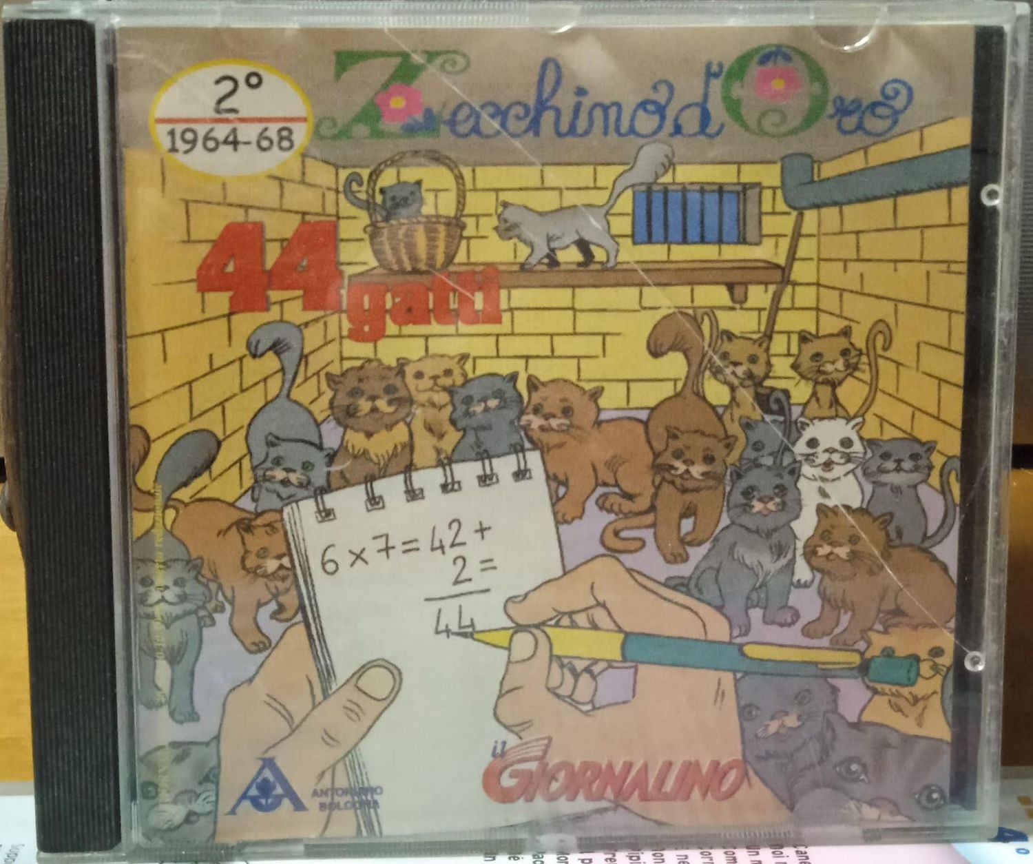 TeknoFilm - CD Audio - ZECCHINO D'ORO - 44 GATTI Vol. 02 (1964-68) - IL GIORNALINO