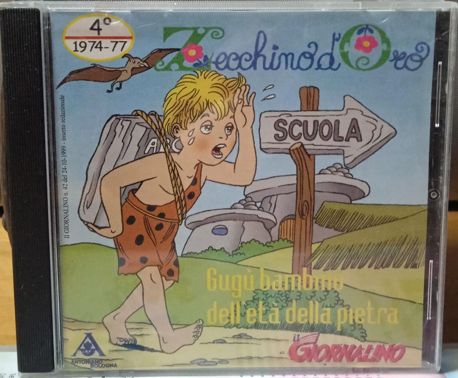 TeknoFilm - CD Audio - ZECCHINO D'ORO - GUGU' BAMBINO DELL'ETA' DELLA PIETRA Vol. 04 (1974-77) - IL GIORNALINO