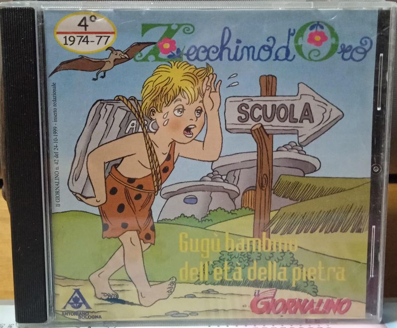 TeknoFilm - CD Audio - ZECCHINO D'ORO - GUGU' BAMBINO DELL'ETA' DELLA PIETRA Vol. 04 (1974-77) - IL GIORNALINO