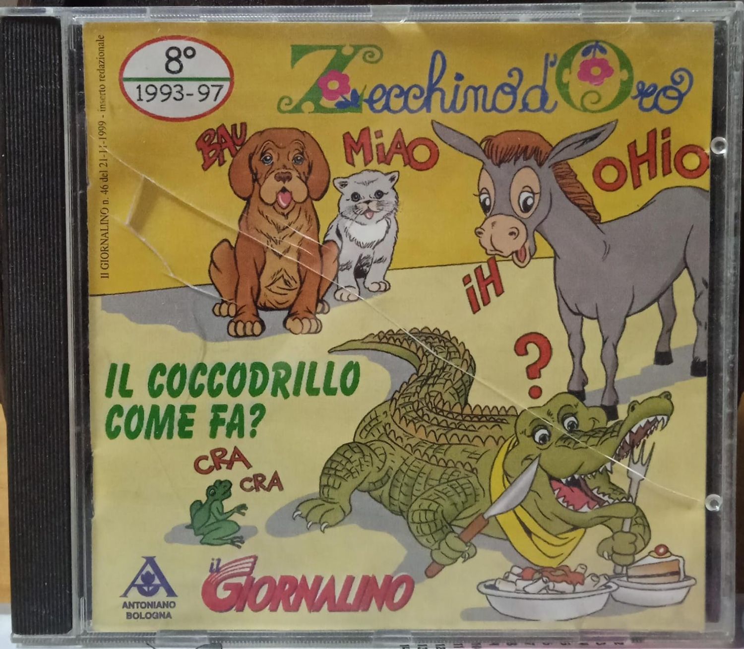 TeknoFilm - CD Audio - ZECCHINO D'ORO - IL COCCODRILLO COME FA? Vol. 08 (1993-97) - IL GIORNALINO