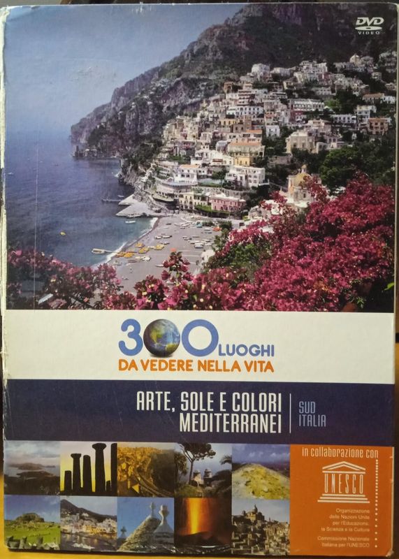 TeknoFilm - DVD - 300 LUOGHI DA VEDERE NELLA VITA Vol. 03 - ARTE, SOLE E COLORI MEDITERRANEI SUD ITALIA - GAZZETTA DELLO SPORT