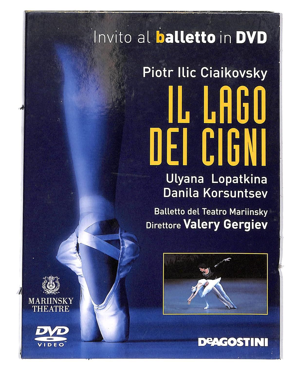 TeknoFilm - DVD - Invito al balletto Vol. 01 - IL LAGO DEI CIGNI (Balletto e Orchestra del Teatro Mariinsky) di Peter Maniura (2007) - DE AGOSTINI