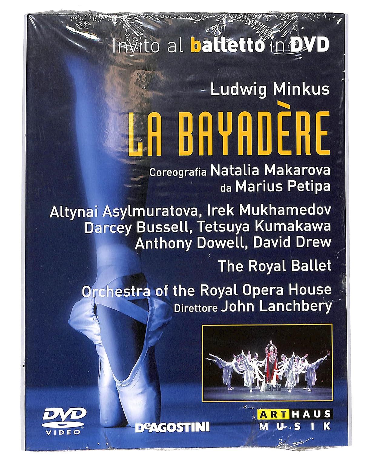 TeknoFilm - DVD - Invito al balletto Vol. 59 - LA BAYADERE (Royal Ballet e Orchestra della Royal Opera House) di Derek Bailey (1991) - DE AGOSTINI