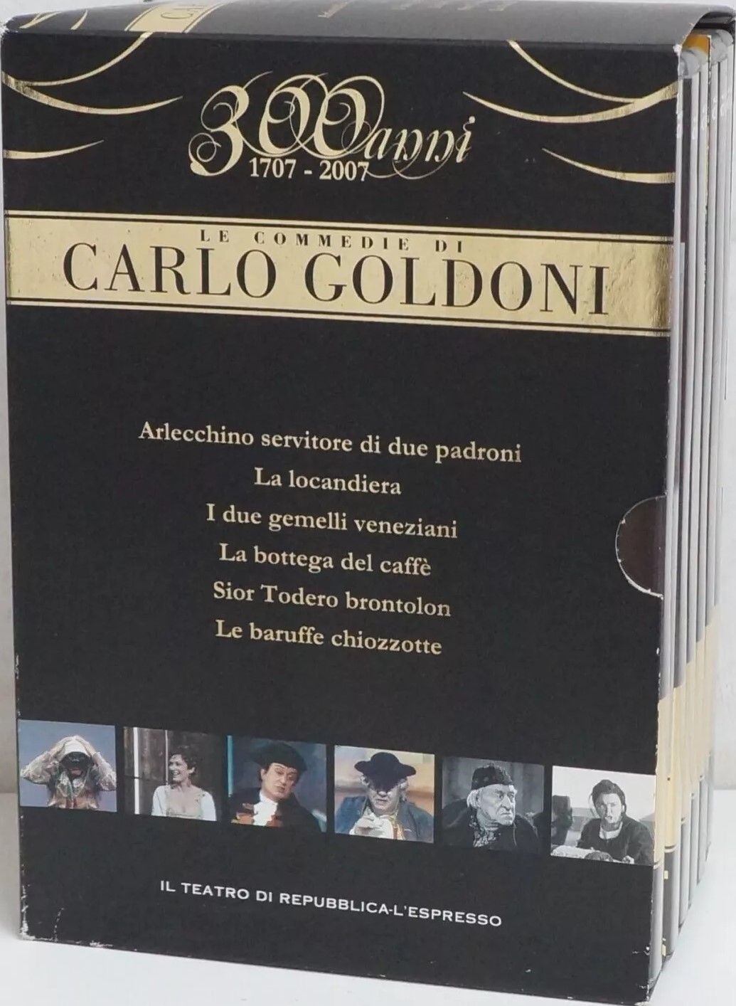 TeknoFilm - Box 6 DVD – LE COMMEDIE DI CARLO GOLDONI di A.A.V.V. (2007) - REPUBBLICA/L'ESPRESSO