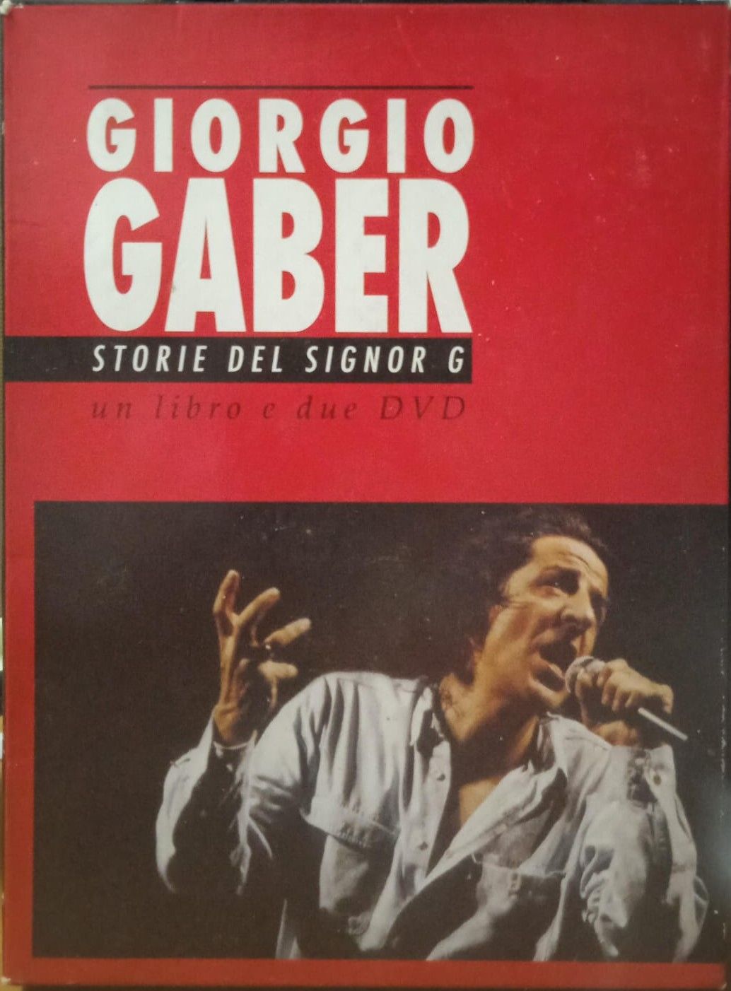 TeknoFilm - 2 DVD + Book – GIORGIO GABER - STORIE DEL SIGNOR G di Egidio Romio (1991) - REPLIC