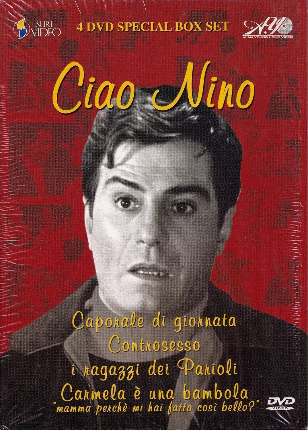 TeknoFilm - Box 4 DVD - CIAO NINO (Carmela è una bambola + I ragazzi dei Parioli + Caporale di giornata + Controsesso) di A.A.V.V. (2012) - MHE