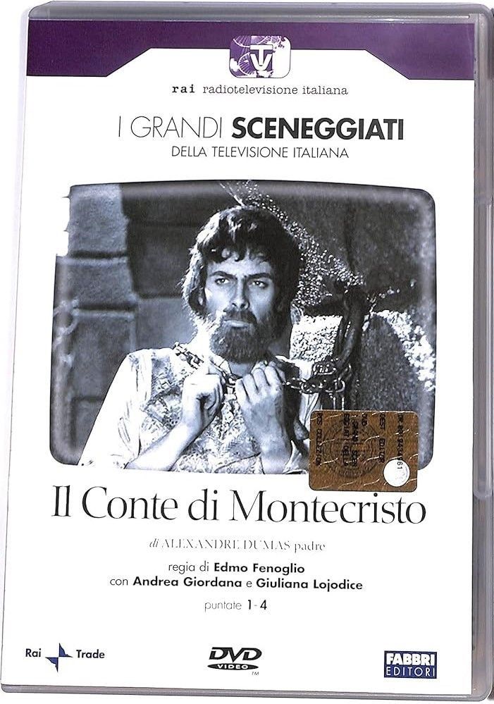 TeknoFilm - 2 DVD – Sceneggiati RAI: IL CONTE DI MONTECRISTO Puntate 1-4 di Edmo Fenoglio (1966) - FABBRI EDITORI