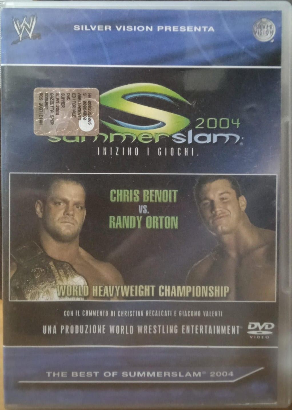 TeknoFilm – DVD – WRESTLING - THE BEST OF SUMMERSLAND 2004 - Chris Benoit VS Randy Orton (2008) - GAZZETTA DELLO SPORT
