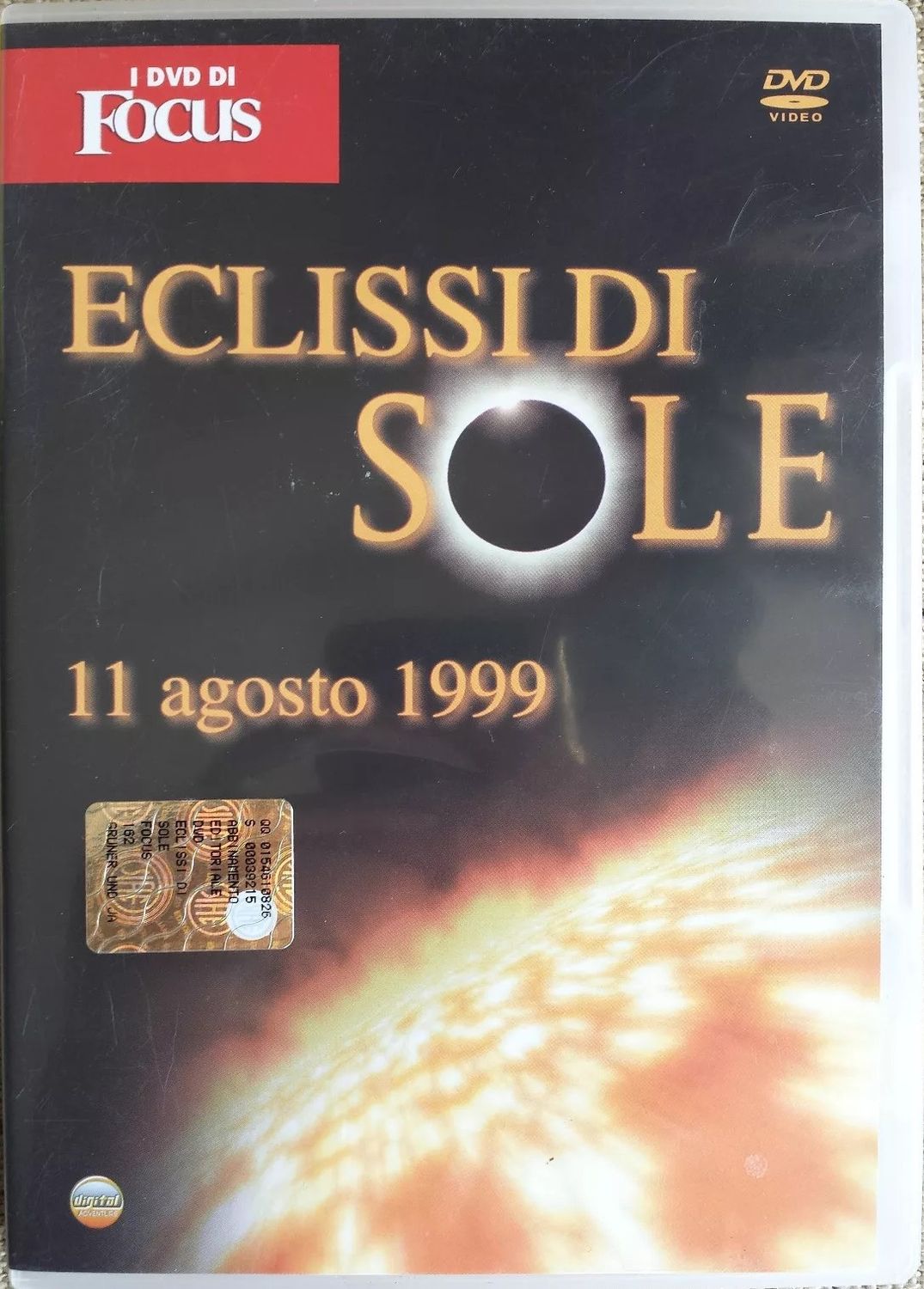 TeknoFilm - DVD – FOCUS - ECLISSI DI SOLE: 11 AGOSTO 1999 di A.A.V.V. (2006) - G+J/MONDADORI