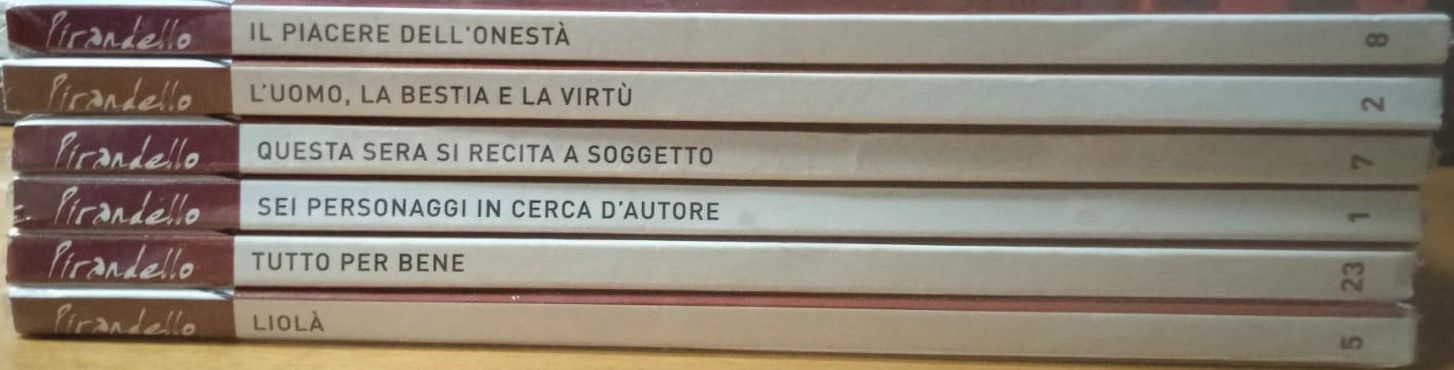 TeknoFilm - 6 DVD - IL TEATRO DI PIRANDELLO - REPUBBLICA/L'ESPRESSO