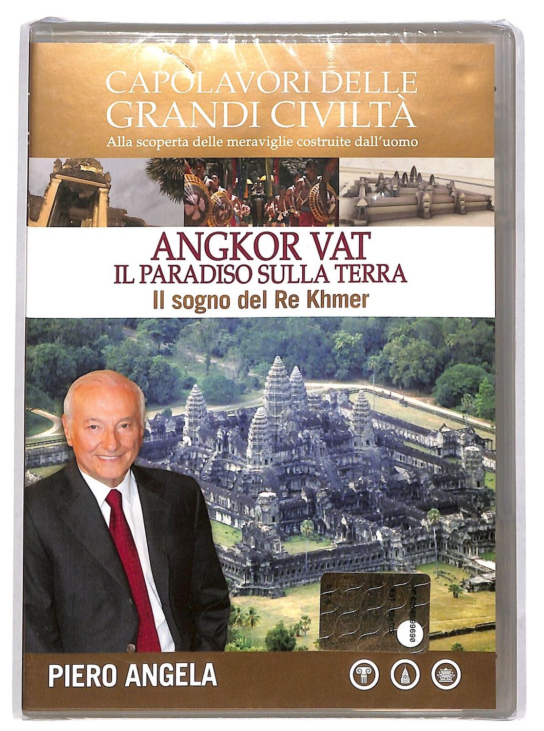 TeknoFilm - DVD – Piero Angela presenta: Capolavori delle grandi civiltà N° 26 - ANGKOR VAT: PARADISO SULLA TERRA (2011) CORRIERE DELLA SERA
