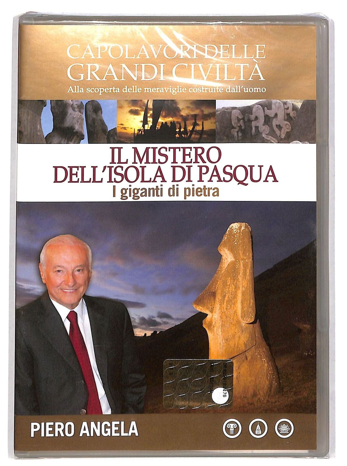 TeknoFilm - DVD – Piero Angela presenta: Capolavori delle grandi civiltà N° 15 - IL MISTERO DELL'ISOLA DI PASQUA (2011) CORRIERE DELLA SERA