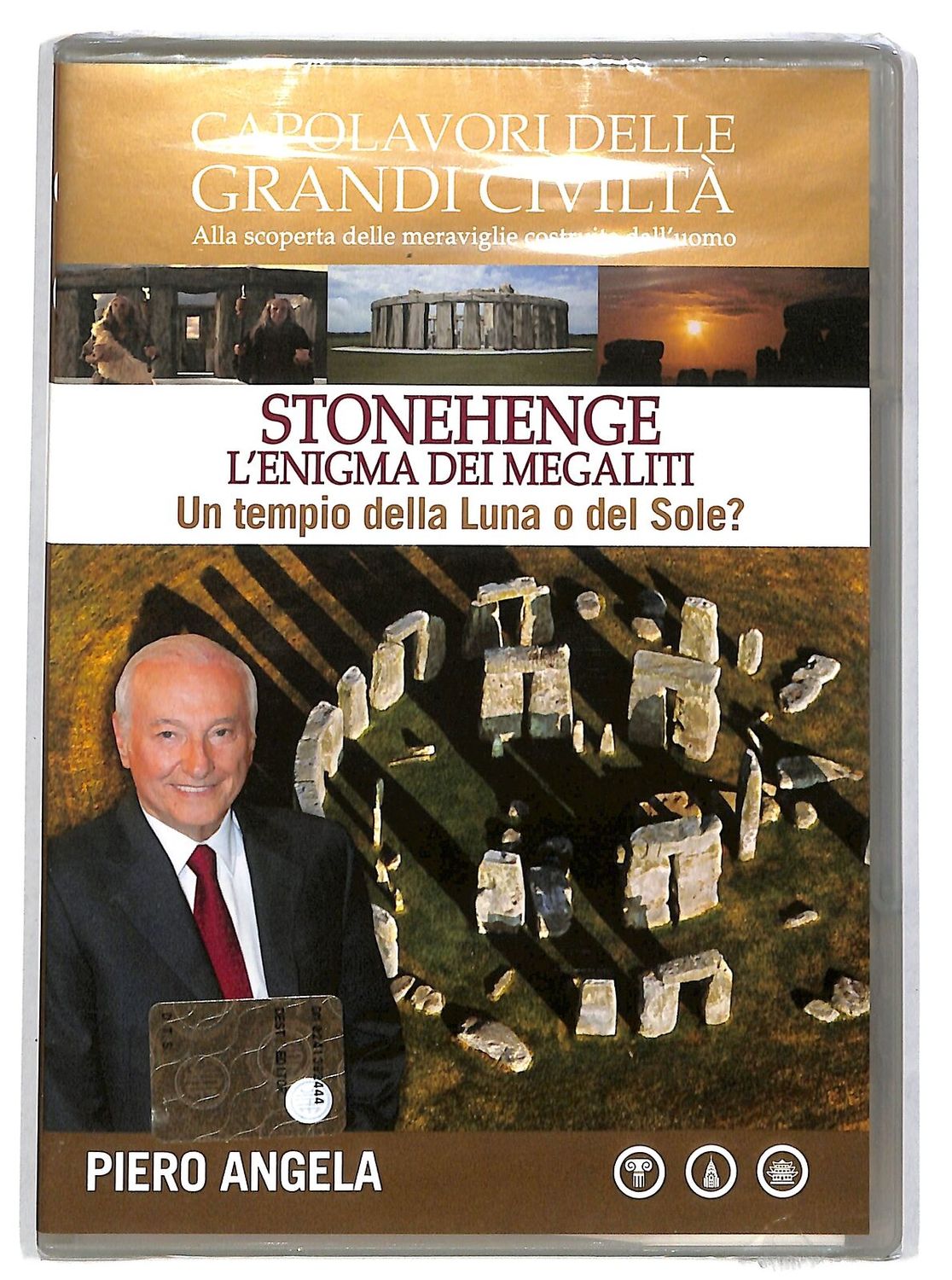 TeknoFilm - DVD – Piero Angela presenta: Capolavori delle grandi civiltà N° 16 - STONEHENGE: L'ENIGMA DEI MEGALITI (2011) CORRIERE DELLA SERA