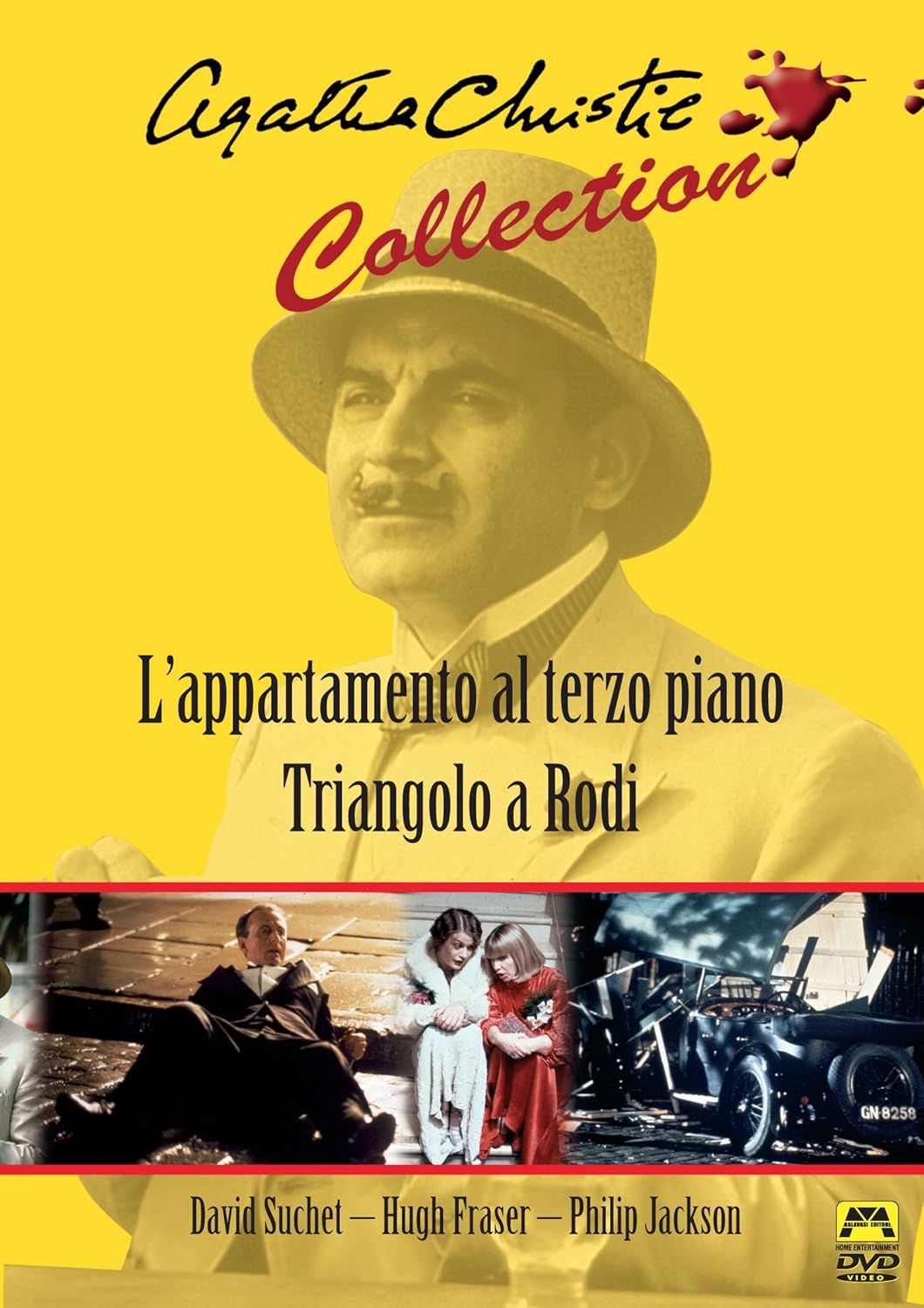 TeknoFilm - DVD – Agatha Christie Collection - L'APPARTAMENTO DEL TERZO PIANO di Edward Bennet - TRIANGOLO A RODI di Renny Rye (1989) - MALAVASI