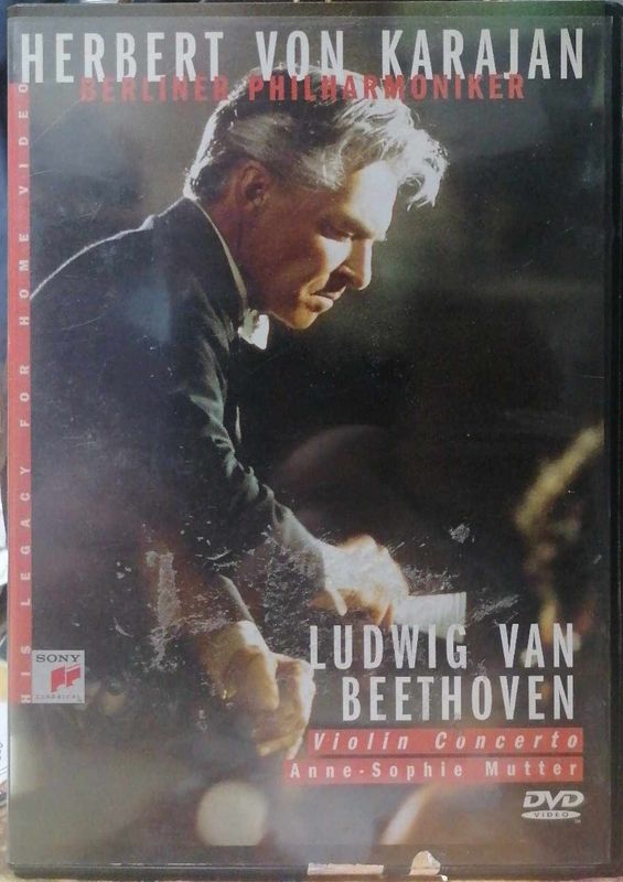 TeknoFilm - DVD – BEETHOVEN Violin concerto Anne-Sophie Mutter (Berliner Philarmoniker) Herbert Von Karajan (1984) - L'ESPRESSO