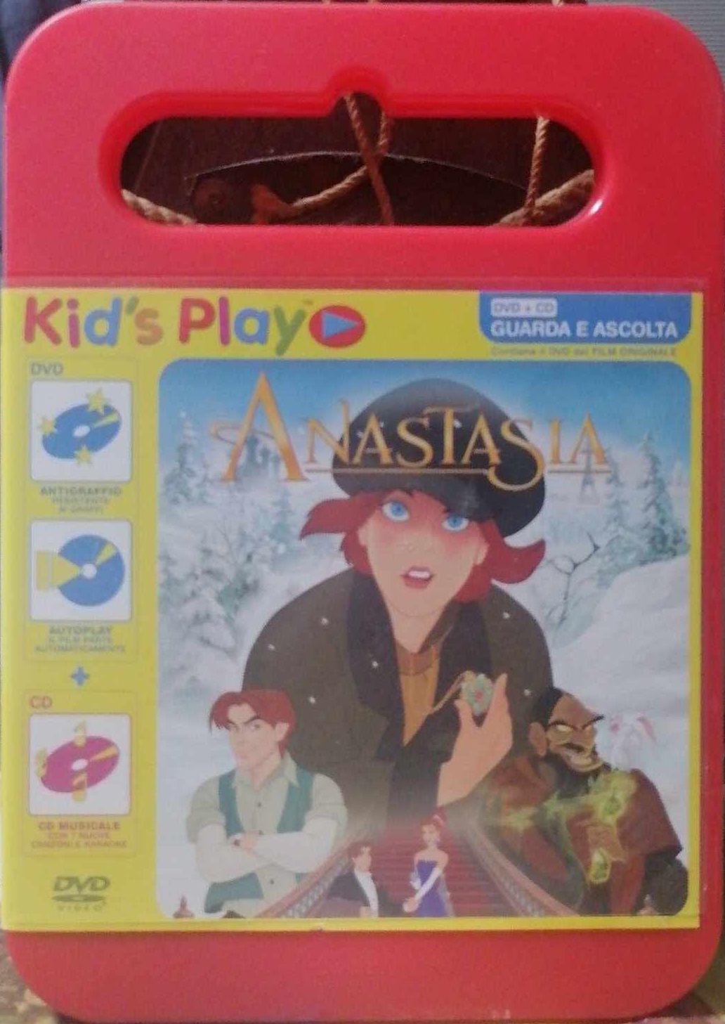 TeknoFilm -  DVD + CD (Guarda e ascolta - Versione valigietta) - ANASTASIA di Don Bluth e Gary Goldman (1997) - 20TH CENTURY FOX