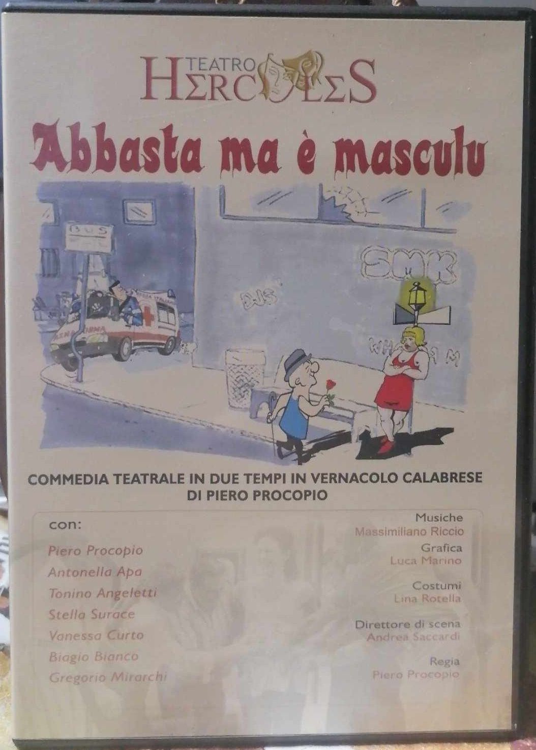 TeknoFilm - DVD – TEATRO HERCULES - ABBASTA MA E' MASCULU di Piero Procopio (2008) - OBIETTIVO IMMAGINE