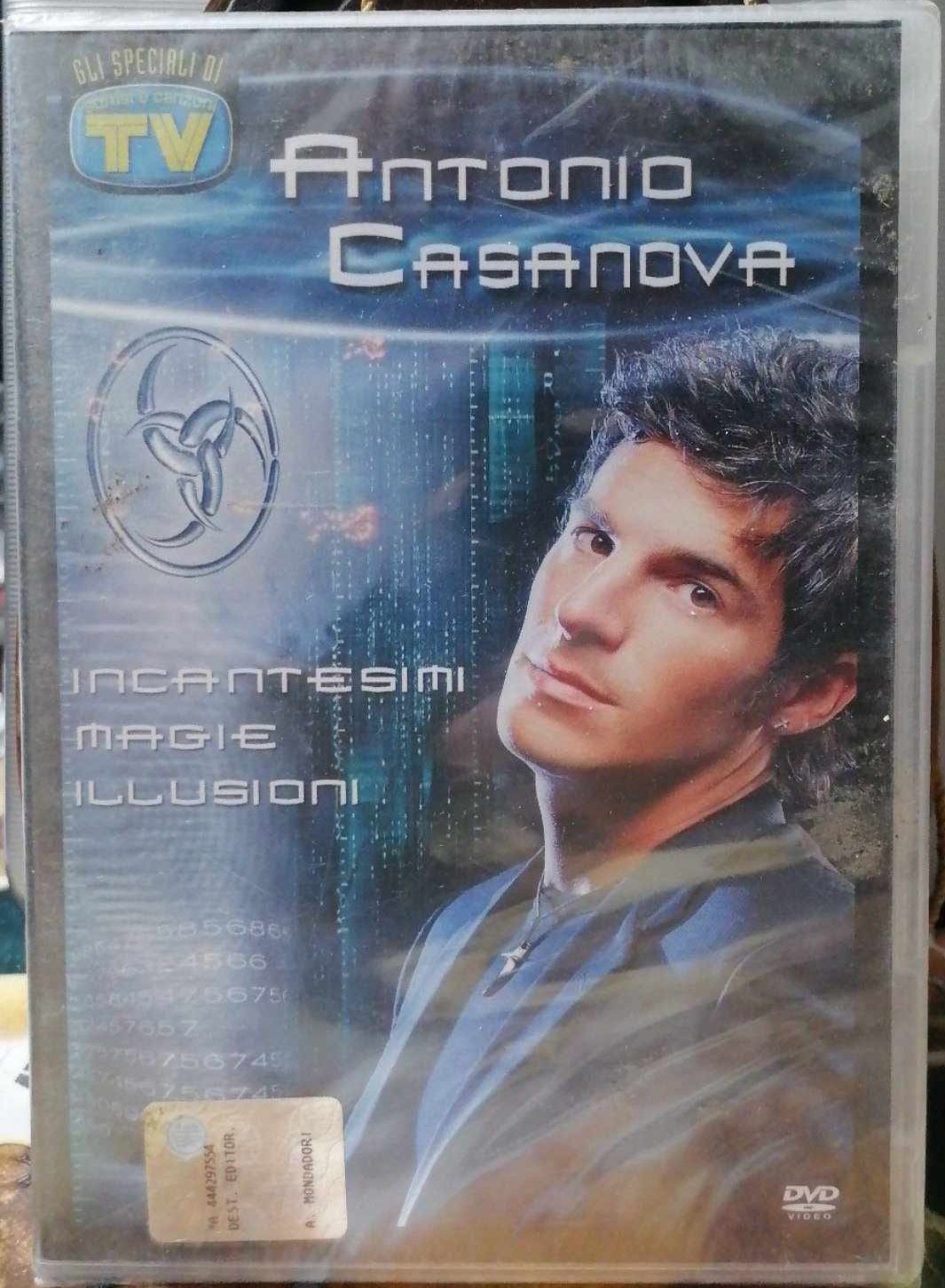 TeknoFilm - DVD – ANTONIO CASANOVA - INCANTESIMI, MAGIE, ILLUSIONI - TV SORRISI E CANZONI