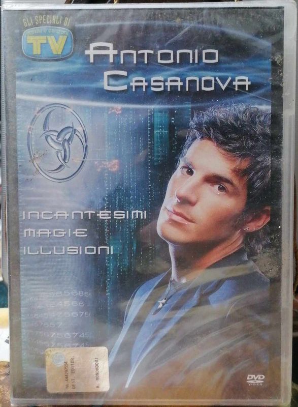 TeknoFilm - DVD – ANTONIO CASANOVA - INCANTESIMI, MAGIE, ILLUSIONI - TV SORRISI E CANZONI