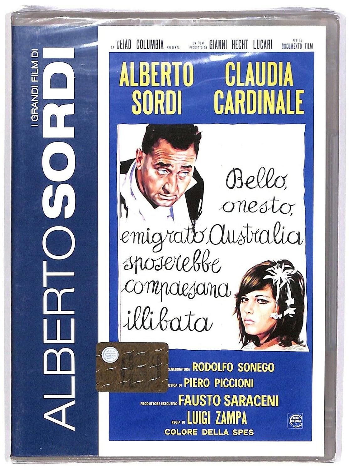 TeknoFilm - DVD – BELLO, ONESTO, EMIGRATO AUSTRALIA SPOSEREBBE COMPAESANA ILLIBATA di Luigi Zampa (1971) - MONDADORI