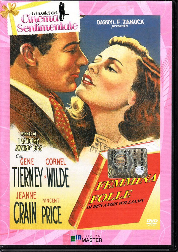 TeknoFilm - DVD – FEMMINA FOLLE di John M. Stahl (1945) - EDIZIONI MASTER