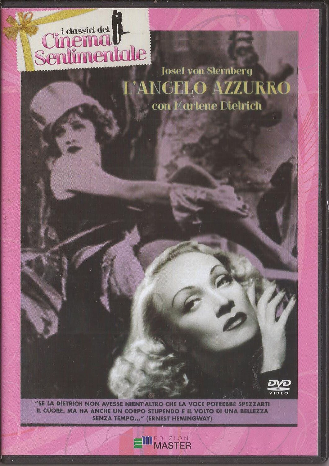 TeknoFilm – DVD - L'ANGELO AZZURRO di Josef von Sternberg (1930) - EDIZIONI MASTER