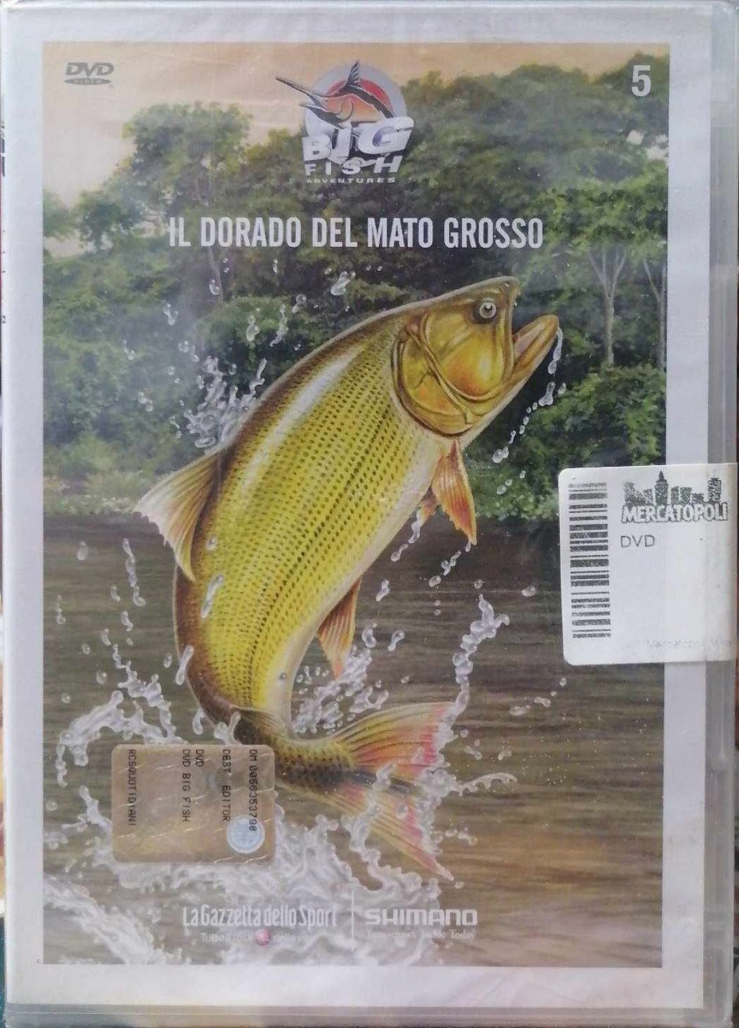 TeknoFilm - DVD – BIG FISH Vol. 05 - IL DORADO DEL MATO GROSSO  (2003) - GAZZETTA DELLO SPORT