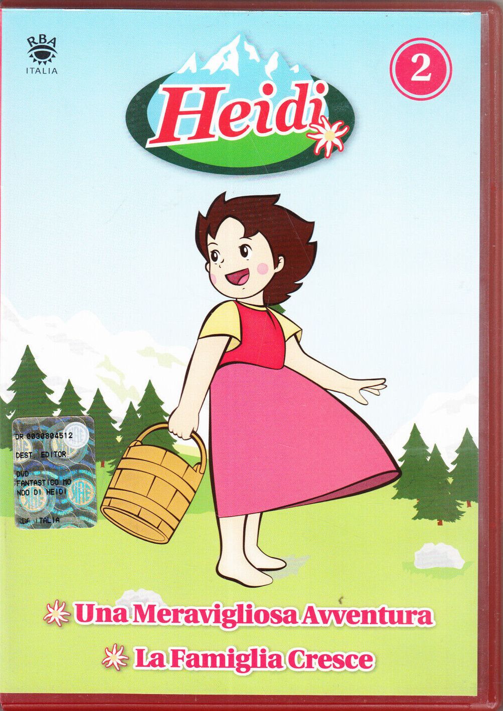 TeknoFilm - DVD – HEIDI Vol. 02 - UNA MERAVIGLIOSA AVVENTURA + LA FAMIGLIA CRESCE (1974) - PIANETA JUNIOR