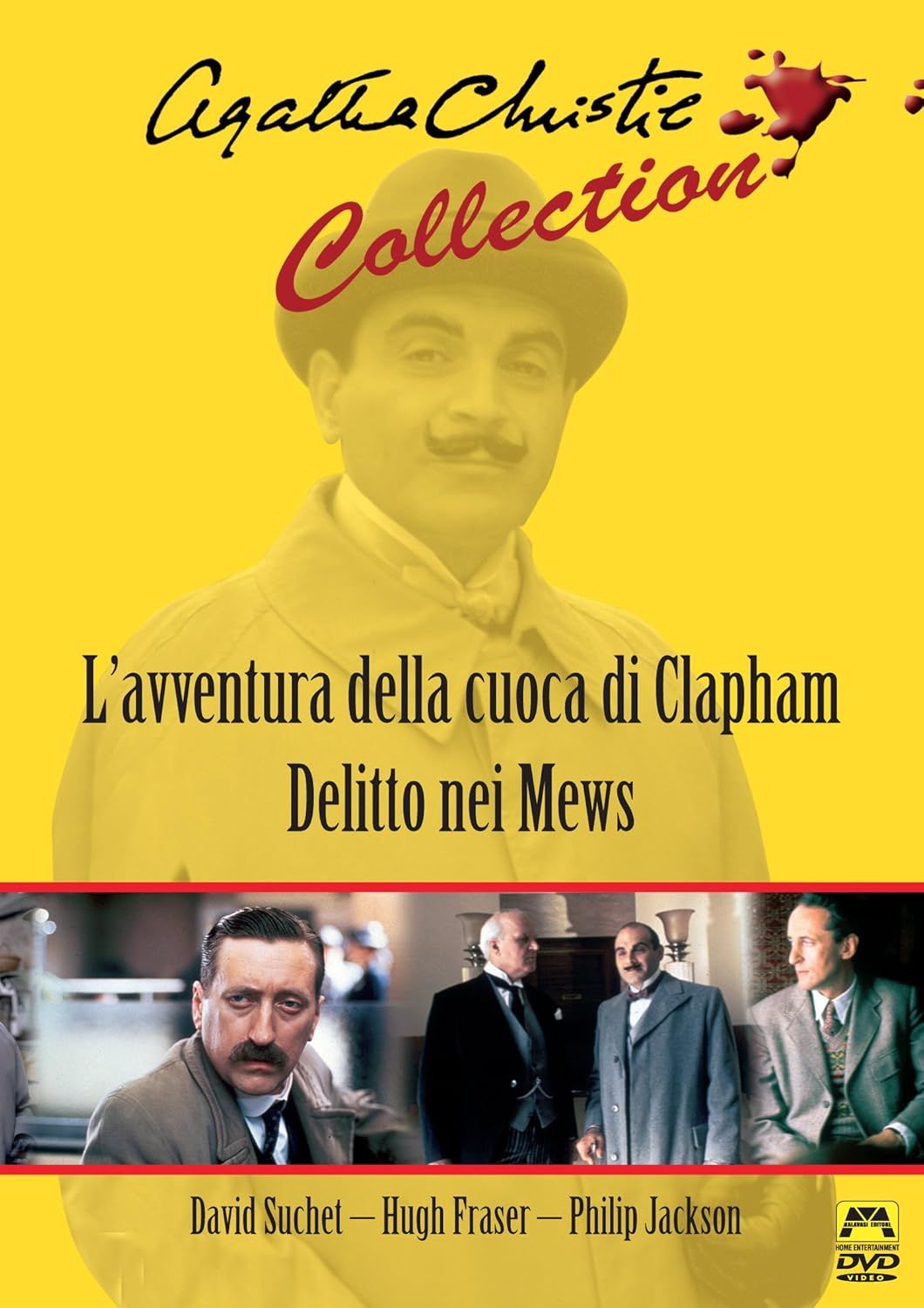 TeknoFilm - DVD – Agatha Christie Collection - L'AVVENTURA DELLA CUOCA DI CLAPHAM - DELITTO DEI MEWS di Edward Bennet (1989) - MALAVASI