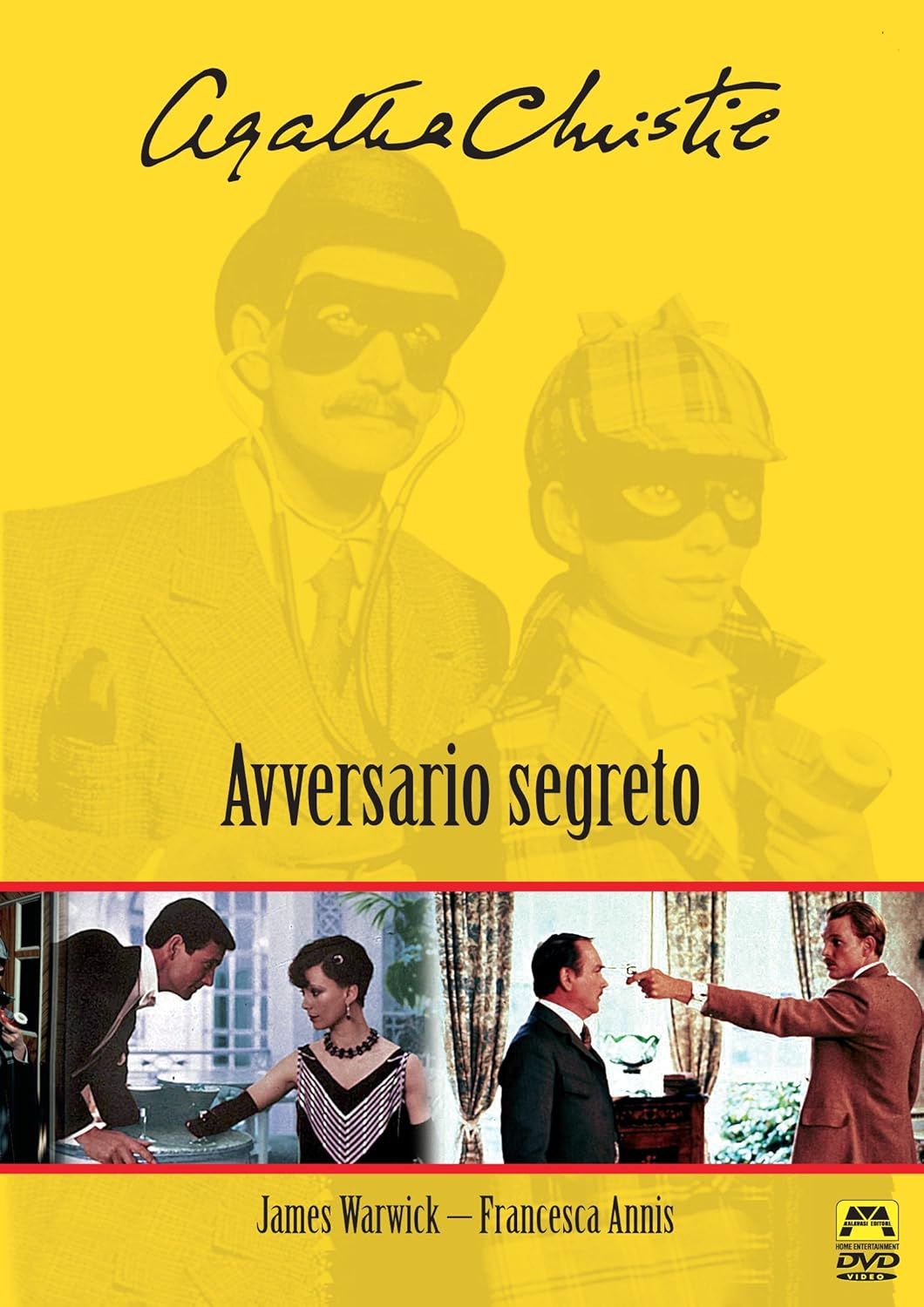 TeknoFilm - DVD – Agatha Christie -  AVVERSARIO SEGRETO di Tony Wharmby (1983) - MALAVASI