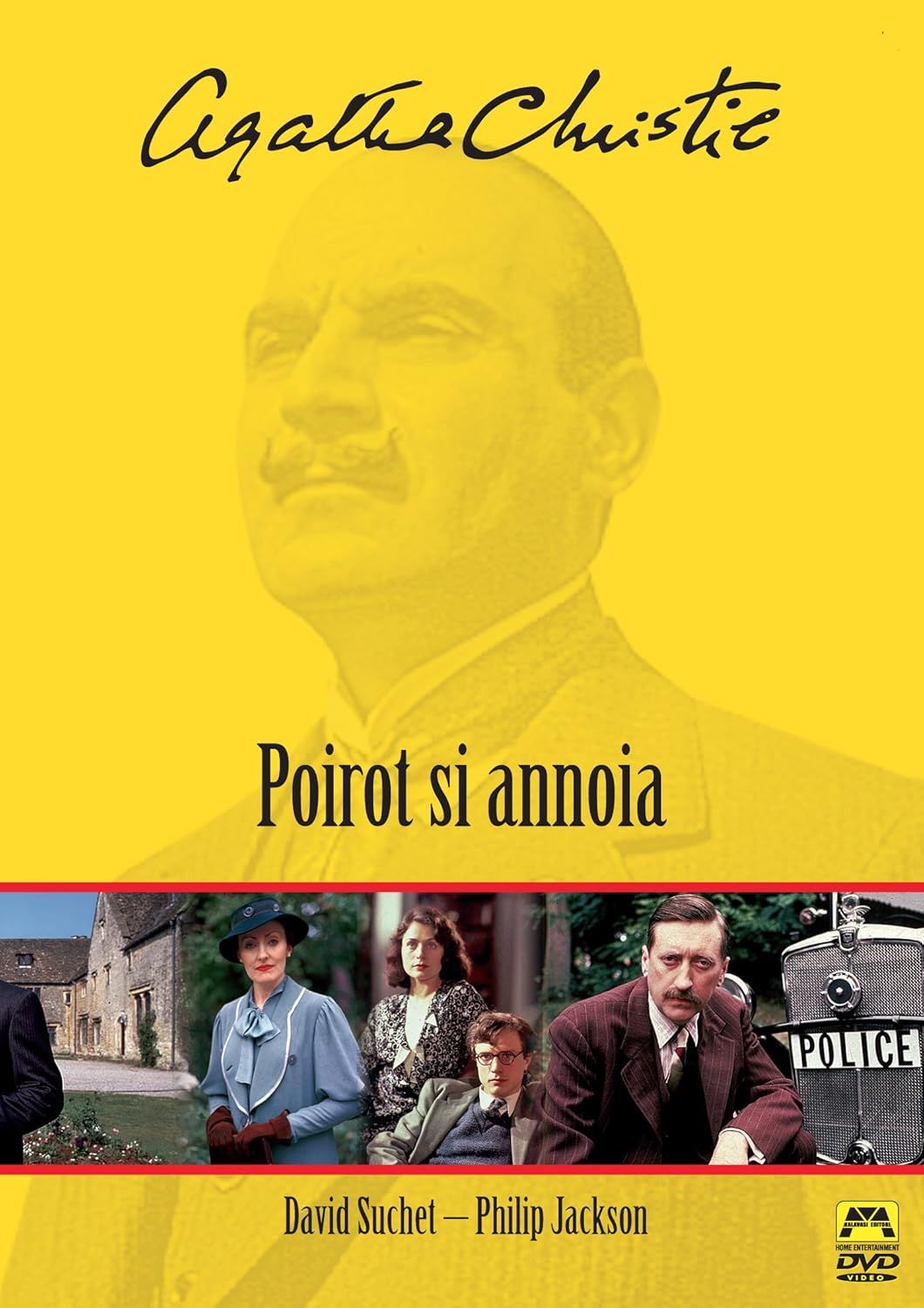 TeknoFilm - DVD – Agatha Christie -  POIROT SI ANNOIA di Andrew Grieve (1994) - MALAVASI