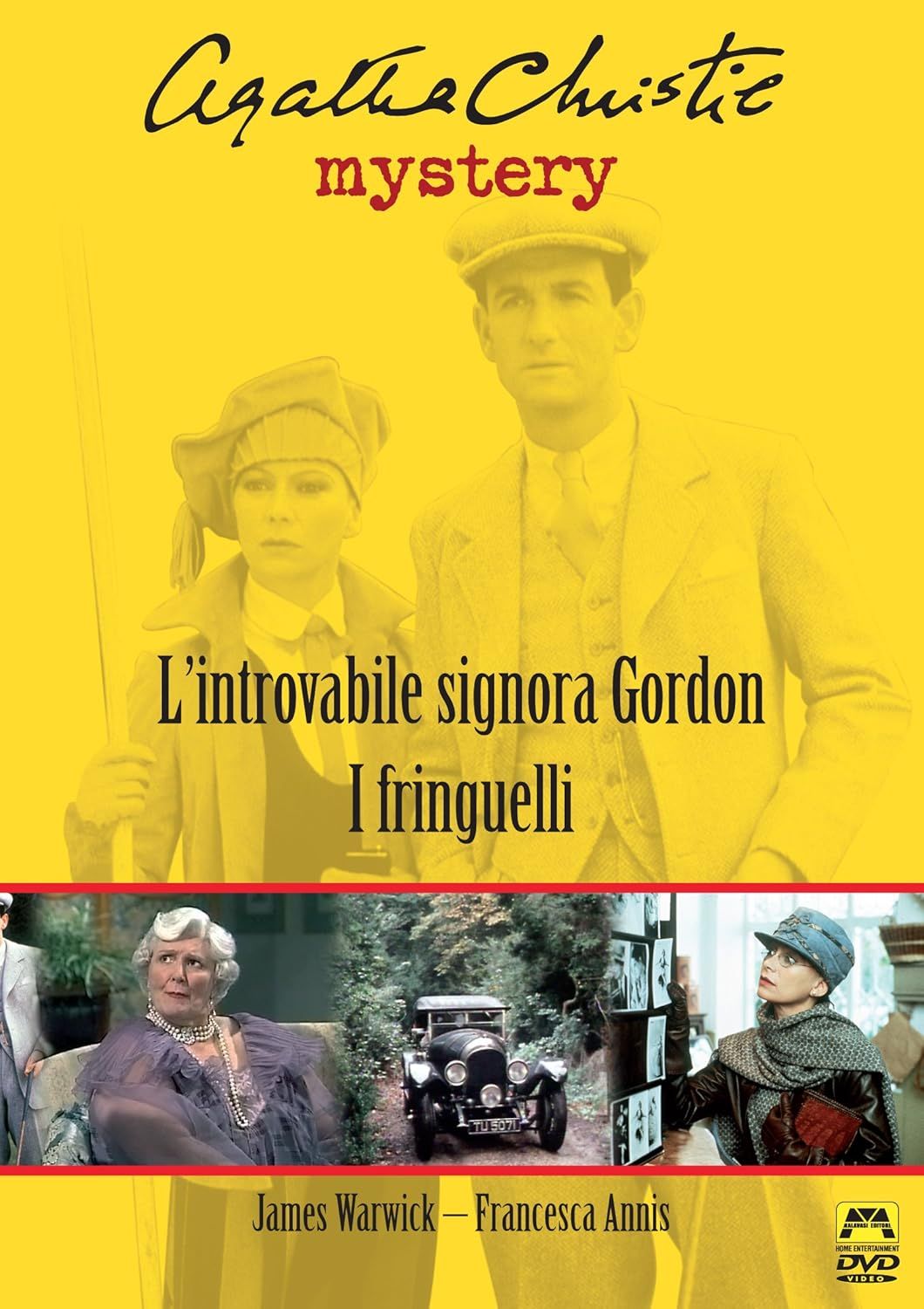 TeknoFilm - DVD – Agatha Christie Mistery -  L'INTROVABILE SIGNORA GORDON di Paul Annett (1983)  - I FRINGUELLI di Christopher Hodson (1983) - MALAVASI