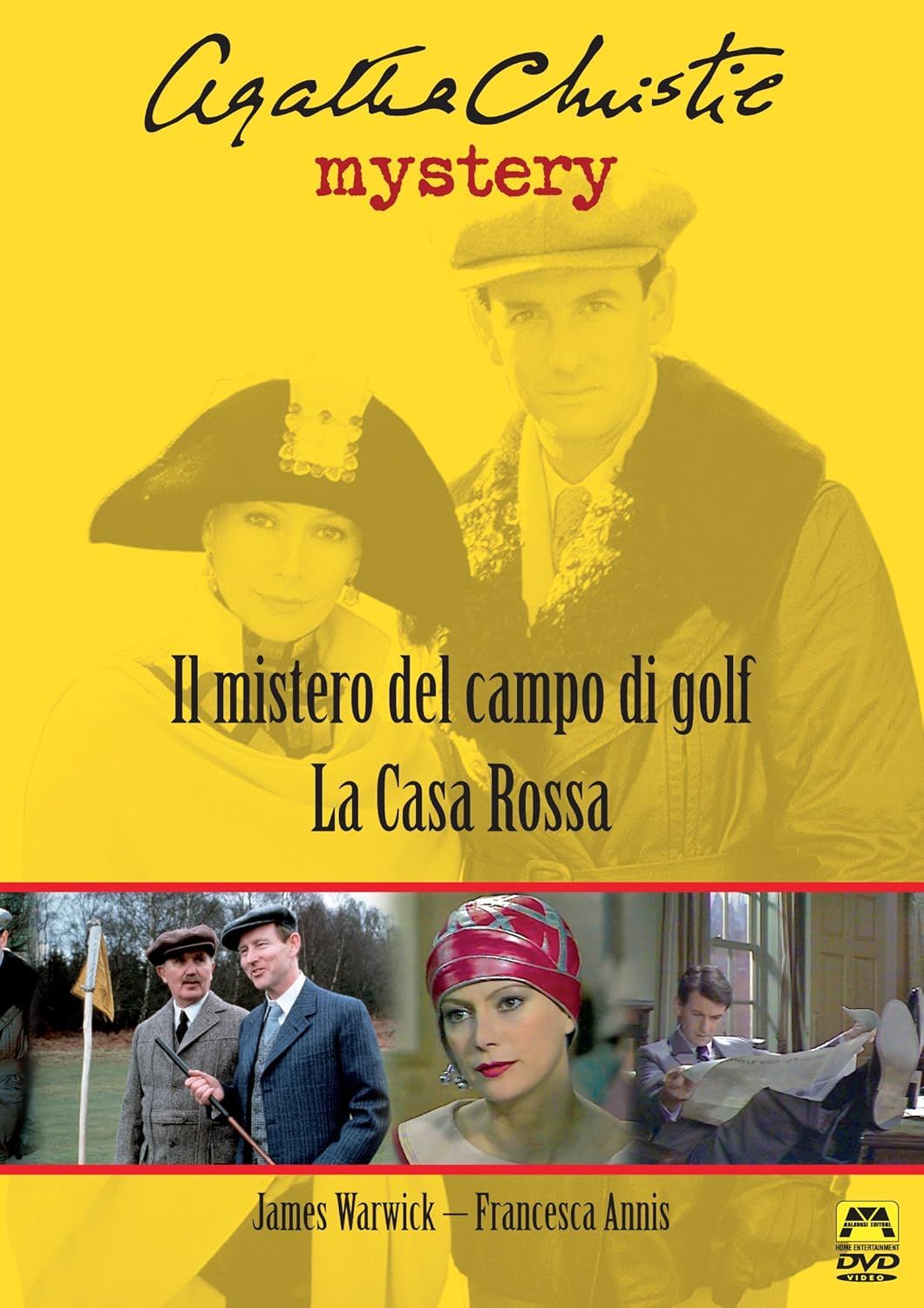 TeknoFilm - DVD – Agatha Christie Mistery -  IL MISTERO DEL CAMPO DI GOLF di Tony Wharmby (1983) - LA CASA ROSSA di Paul Annett (1983) - MALAVASI