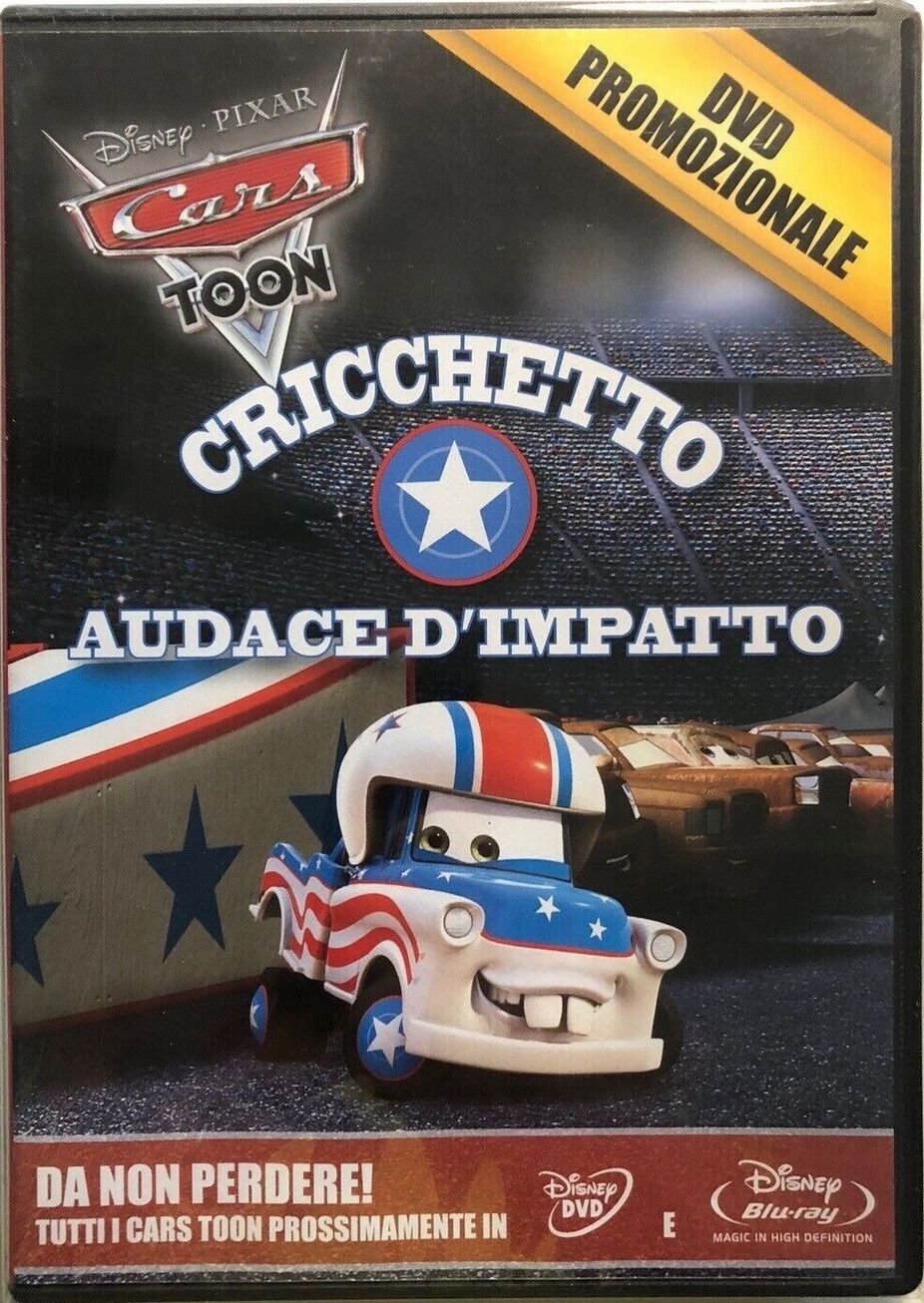 TeknoFilm - DVD – Disney Pixar - CARS - CRICCHETTO AUDACE D'IMPATTO (2008) – HONORO FILM