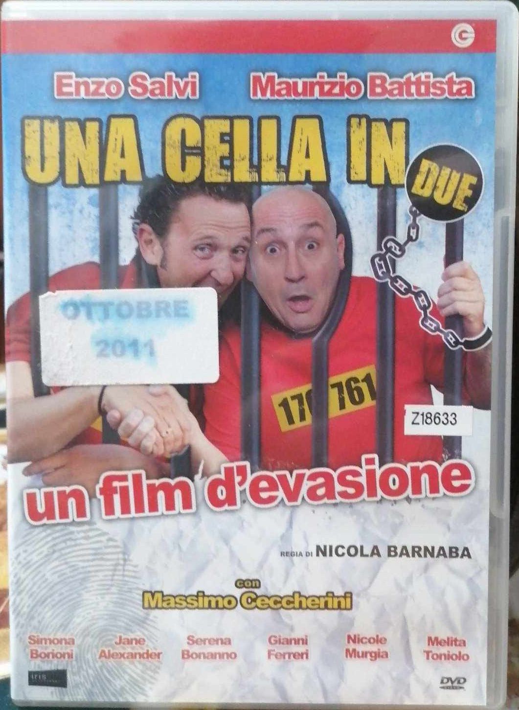 TeknoFilm - DVD – UNA CELLA IN DUE (Versione noleggio) di Nicola Barnaba (2011) - CECCHI GORI HOME VIDEO