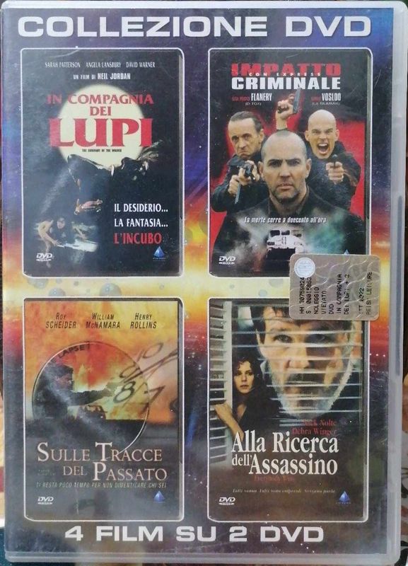 TeknoFilm - 2 DVD (4 Film)  In compagnia dei lupi + Sulle tracce del passato + Impatto criminale + Alla ricerca dell'assassino - PRISM