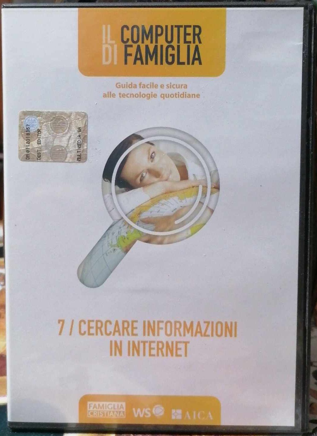 TeknoFilm - DVDRom PC - IL COMPUTER DI FAMIGLIA Vol. 07 - CERCARE INFORMAZIONI IN INTERNET (2004) - FAMIGLIA CRISTIANA