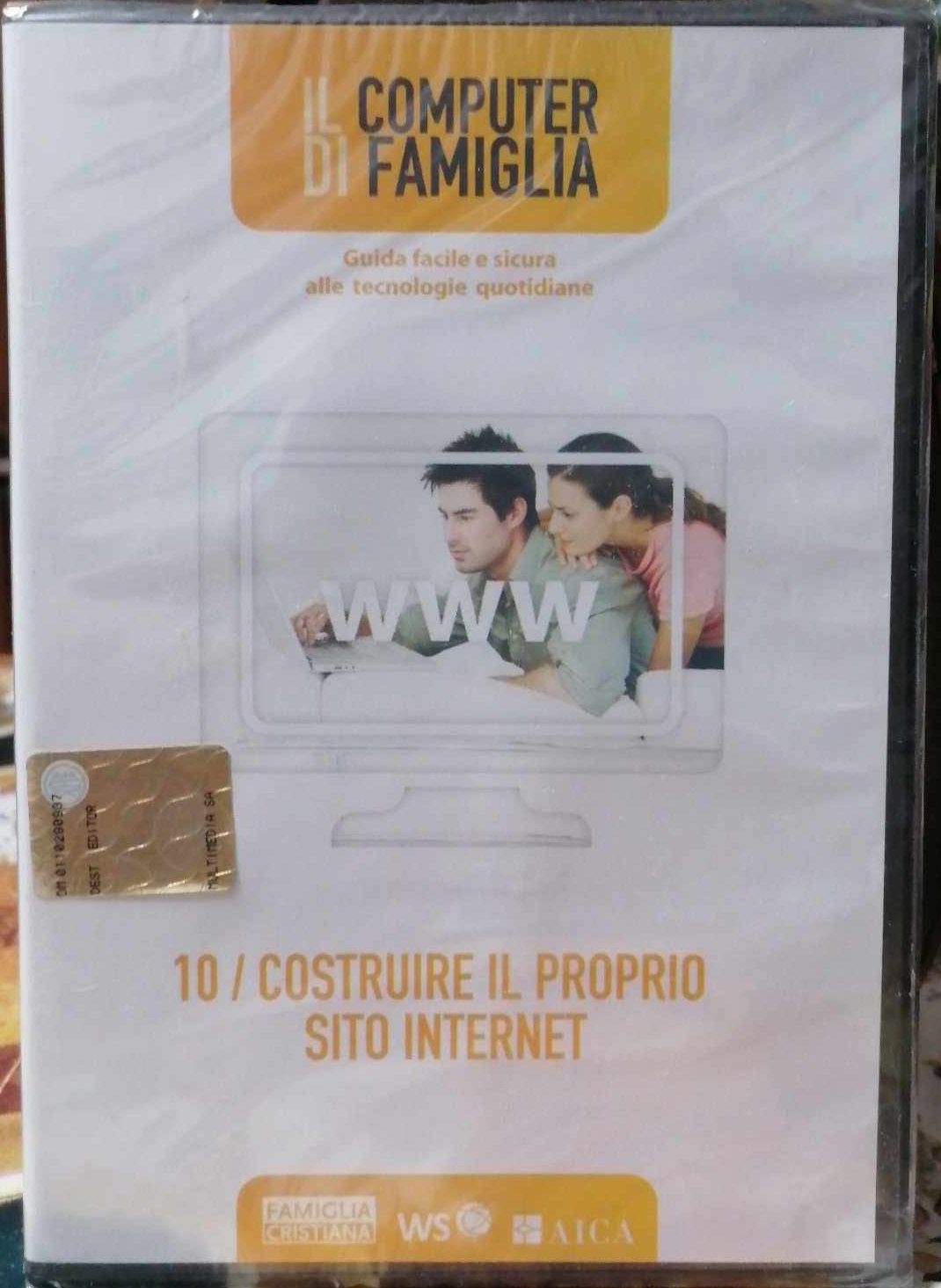 TeknoFilm - DVDRom PC - IL COMPUTER DI FAMIGLIA Vol. 10 - COSTRUIRE IL PROPRIO SITO INTERNET (2004) - FAMIGLIA CRISTIANA