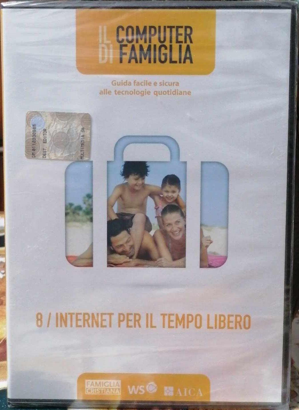 TeknoFilm - DVDRom PC - IL COMPUTER DI FAMIGLIA Vol. 08 - INTERNET PER IL TEMPO LIBERO (2004) - FAMIGLIA CRISTIANA