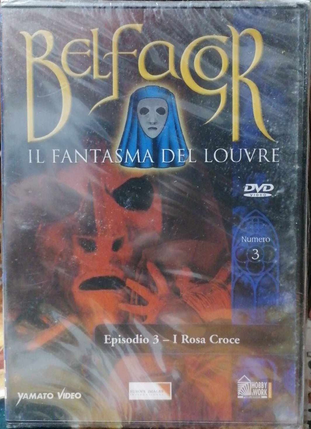 TeknoFilm - DVD – BELFAGOR - IL FANTASMA DEL LOUVRE - Ep. 03 I ROSA CROCE di Claude Barma (1965) - HOBBY & WORK